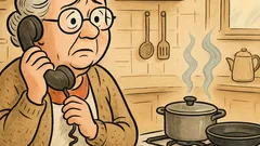 Witz: Gas-Notruf, s'Gas brennt nöd!