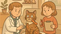 Witz: Dokter-Spielset gschänkt, Katze plötzlich unheilbar