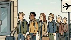 Witz: Alle, die von hier weg wollen?