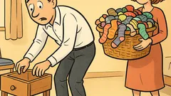 Witz: „Schatz, ich habe keine Socken!“