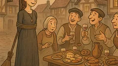 Witz: D’Hex verbrenne? Erst nach em Apéro