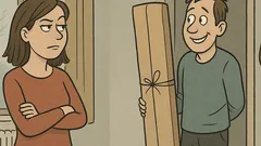 Witz: Schatz, 8. März-Geschenk schon besorgt?