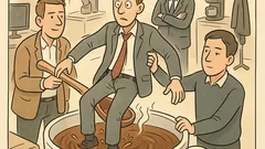 Witz: Na, schon in die Arbeit eingetaucht?