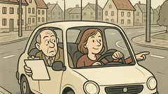 Witz: TÜV-Prüfer: Wo ist die Hauptstrasse?