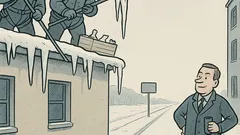 Witz: Chef schickt Eiszapfen holen – Auto kriegt's.