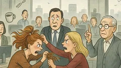 Witz: Zwei Kolleginnen streiten, dann «Älteste!»